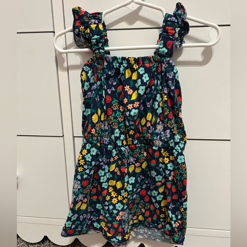 Toddler Girl Floral Romper - Old Navy - 4T